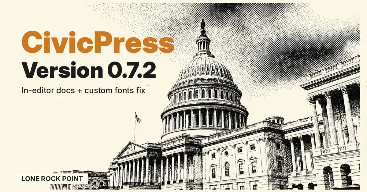 CivicPress 0.7.2: Built-in Documentation